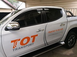 Triton, Triton Ute, Tinted Triton, Fleet vehicles, window Tinting, Ute accessories