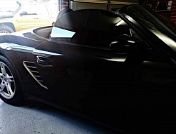 Porsche boxster car Tinted in 5% Ceramic window tint local Sydney window Tinting service