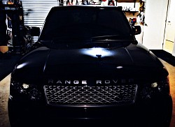 Range rover tinted range rover blacked out car dark tint windscreen window Tinting Sydney best window tinters